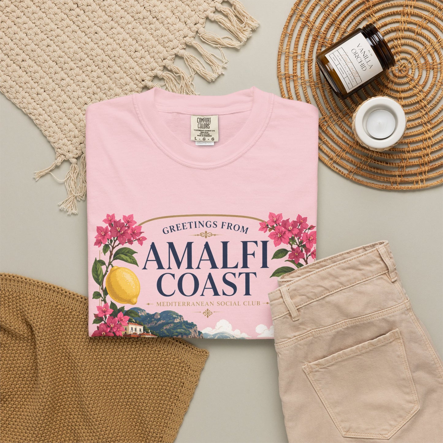 Greetings From Amalfi Coast – Mediterranean Social Club | Summer Tee