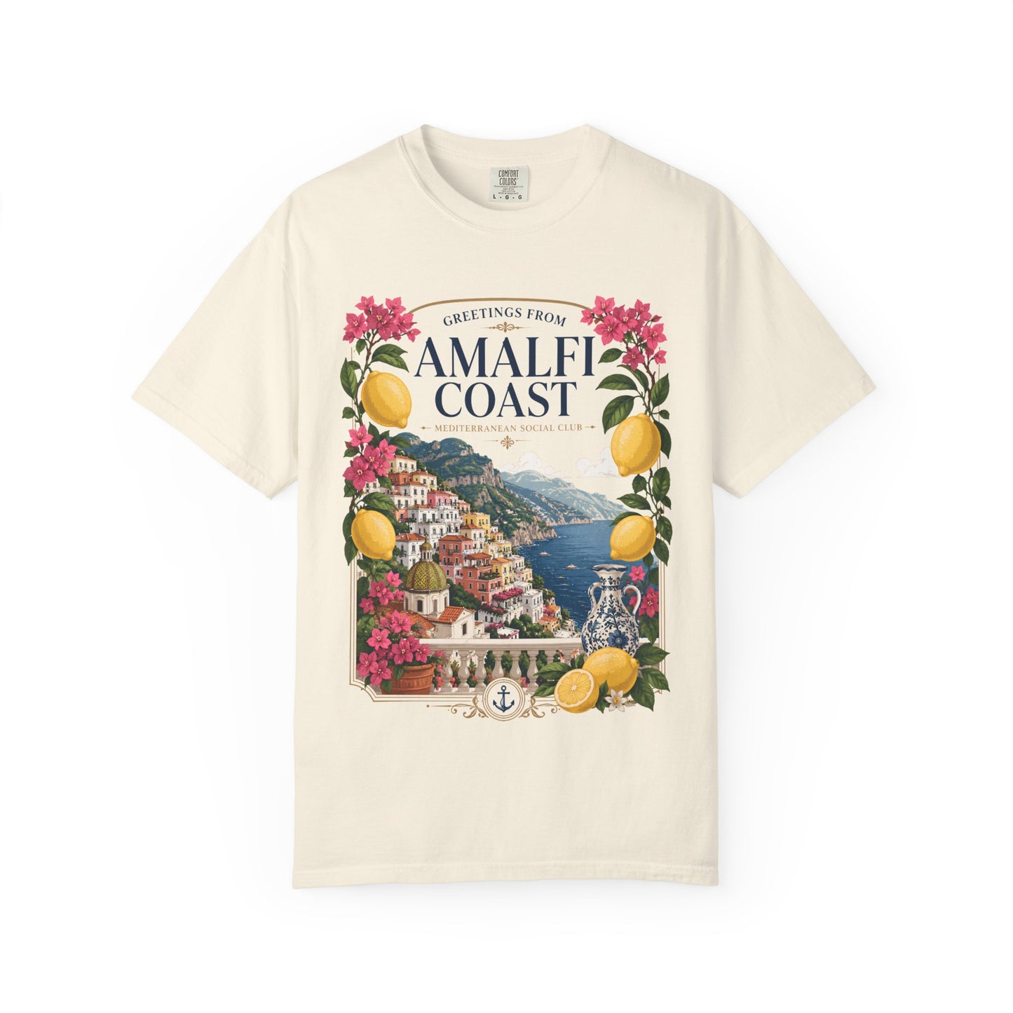 Greetings From Amalfi Coast – Mediterranean Social Club | Summer Tee