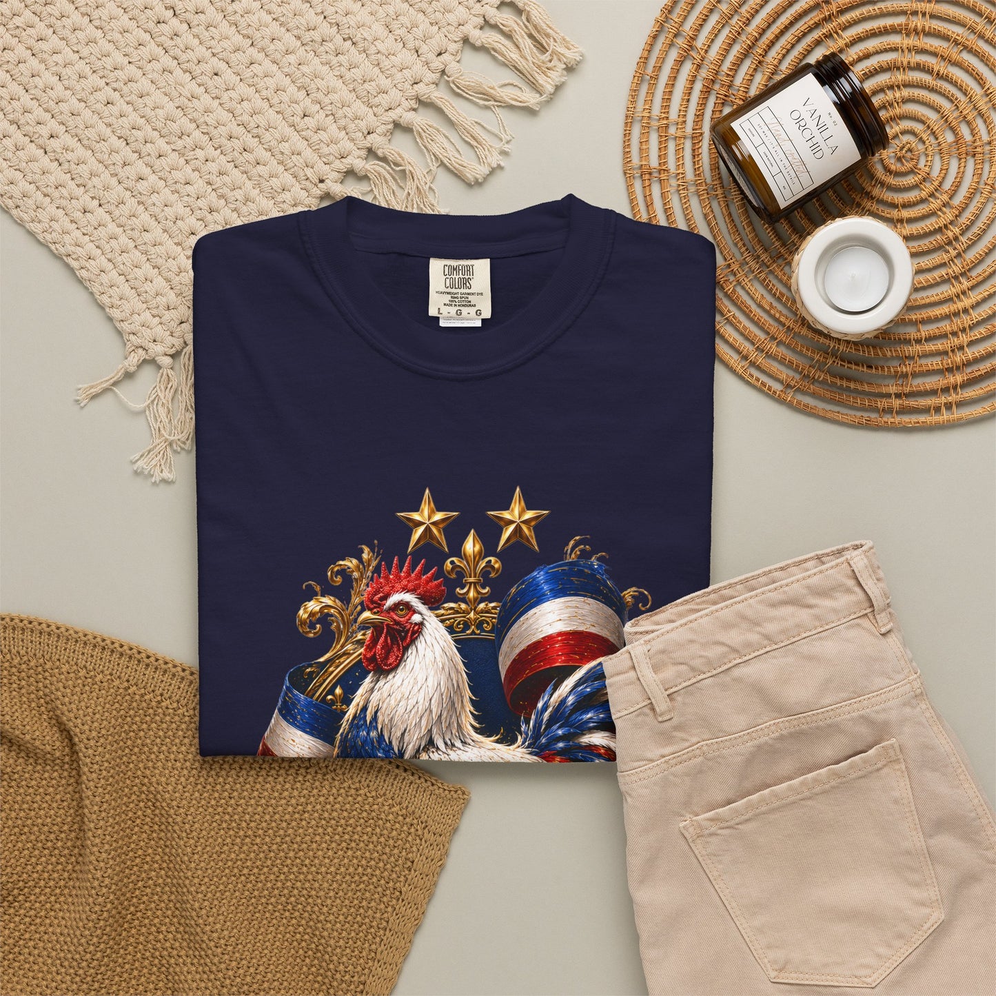 France Football World Cup 2026 Sovereign Gallic Rooster – Triumph Shield | Premium Graphic Tee