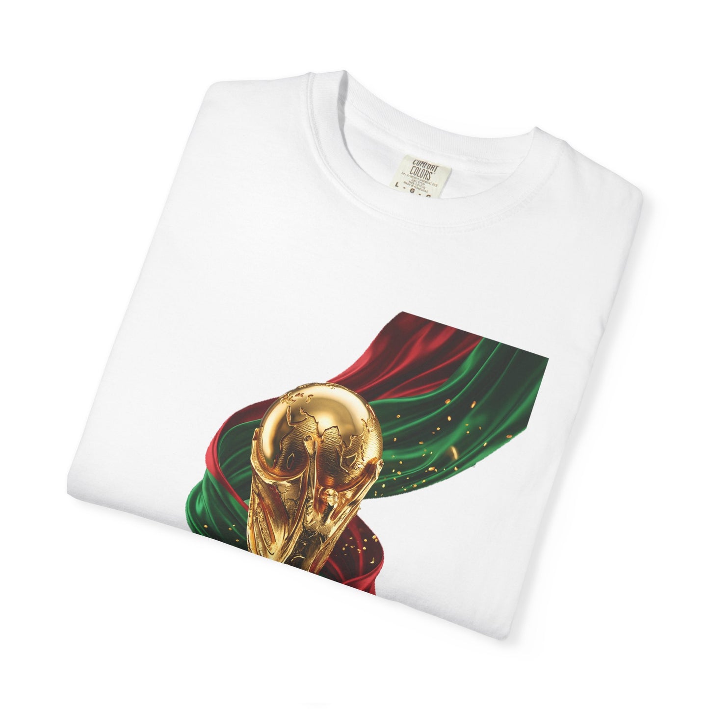 Portugal Football 'Onda de Glória' Dynamic Ribbon Trophy | Premium Graphic Tee