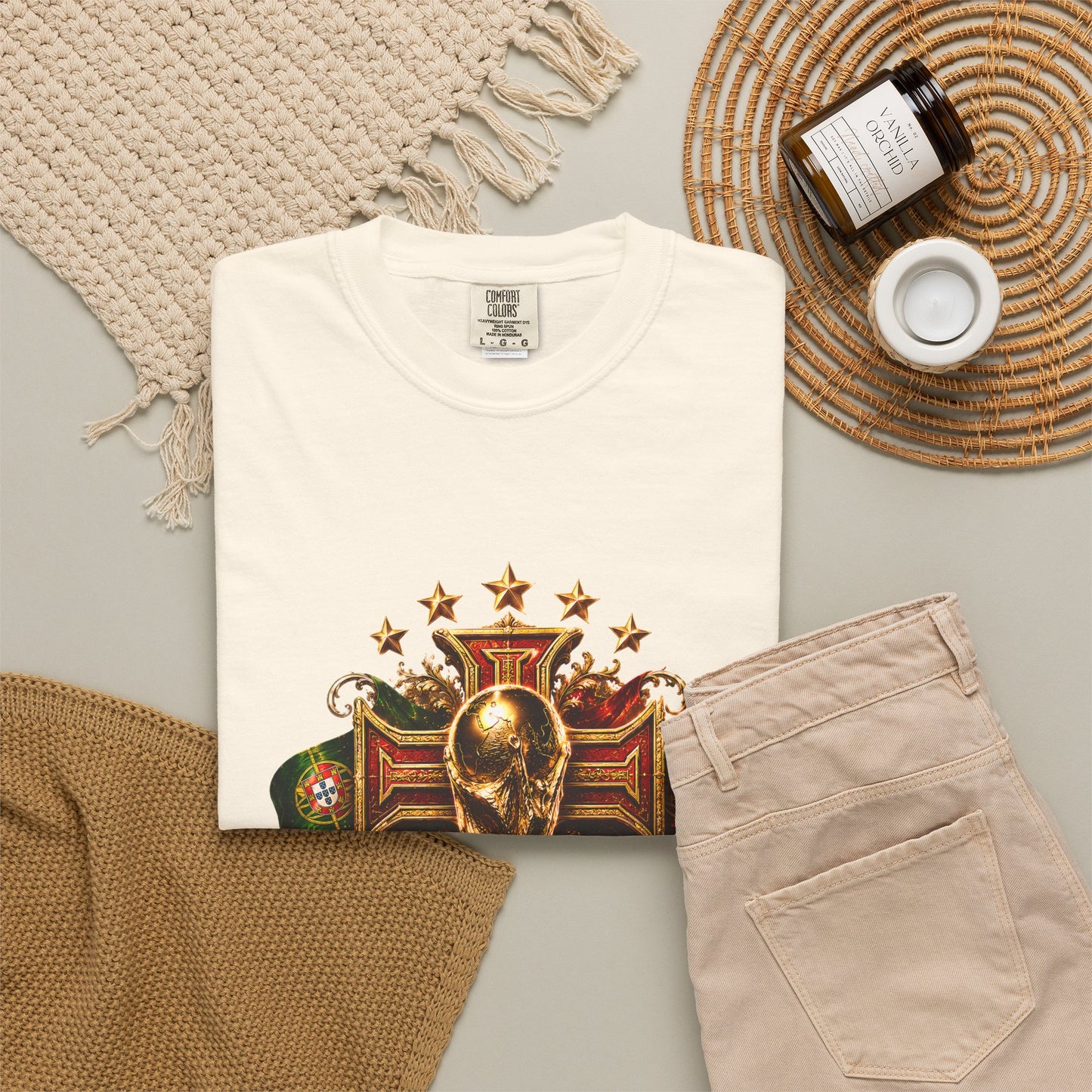 Portugal Football World Cup 2026 Sovereign Shield Crest – Imperial Glory | Premium Summer Tee