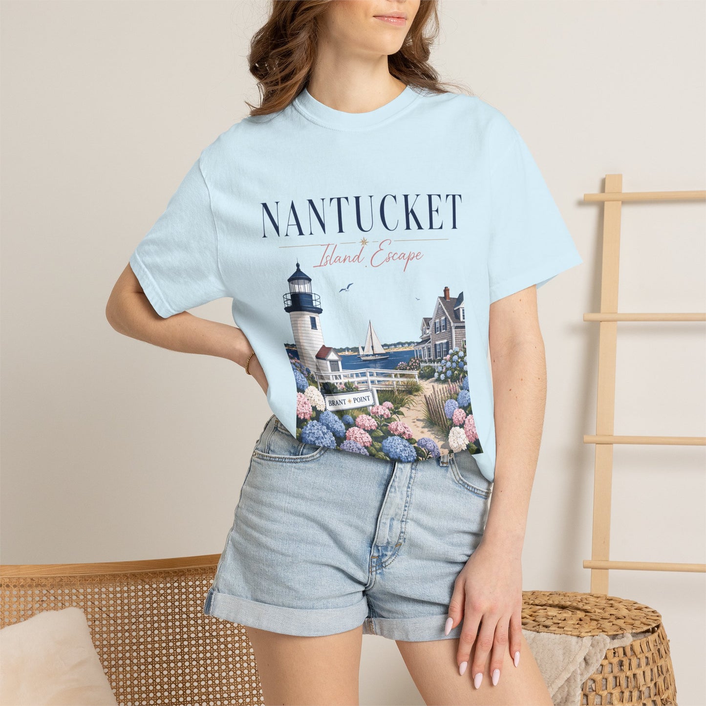 Nantucket Island Escape – Brant Point | Premium Summer Tee