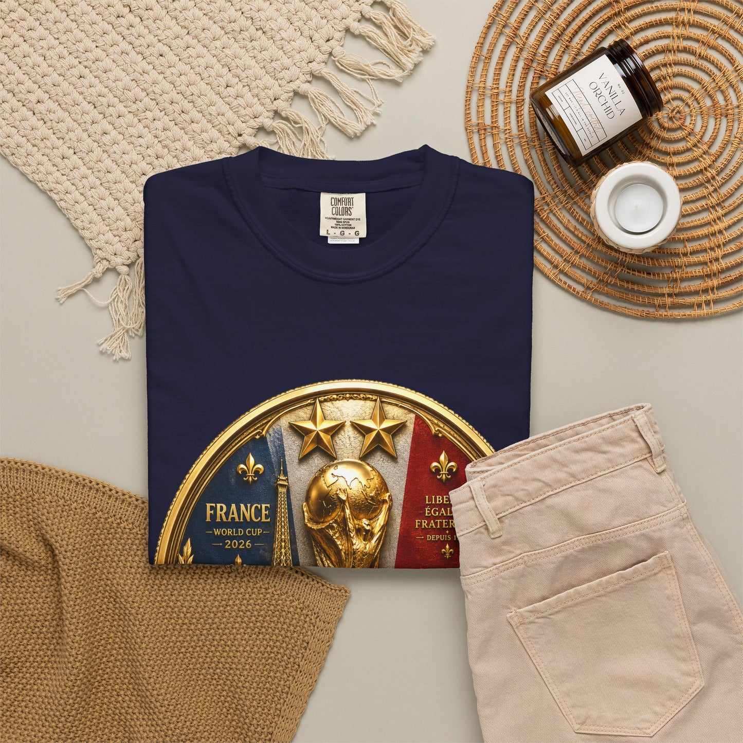 France Football World Cup 2026 Sovereign Trophy Medallion – Imperial Glory | Premium Graphic Tee