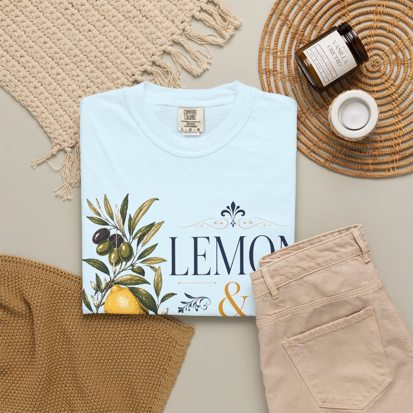 Lemon & Olive – Italian Heritage | Premium Graphic Tee