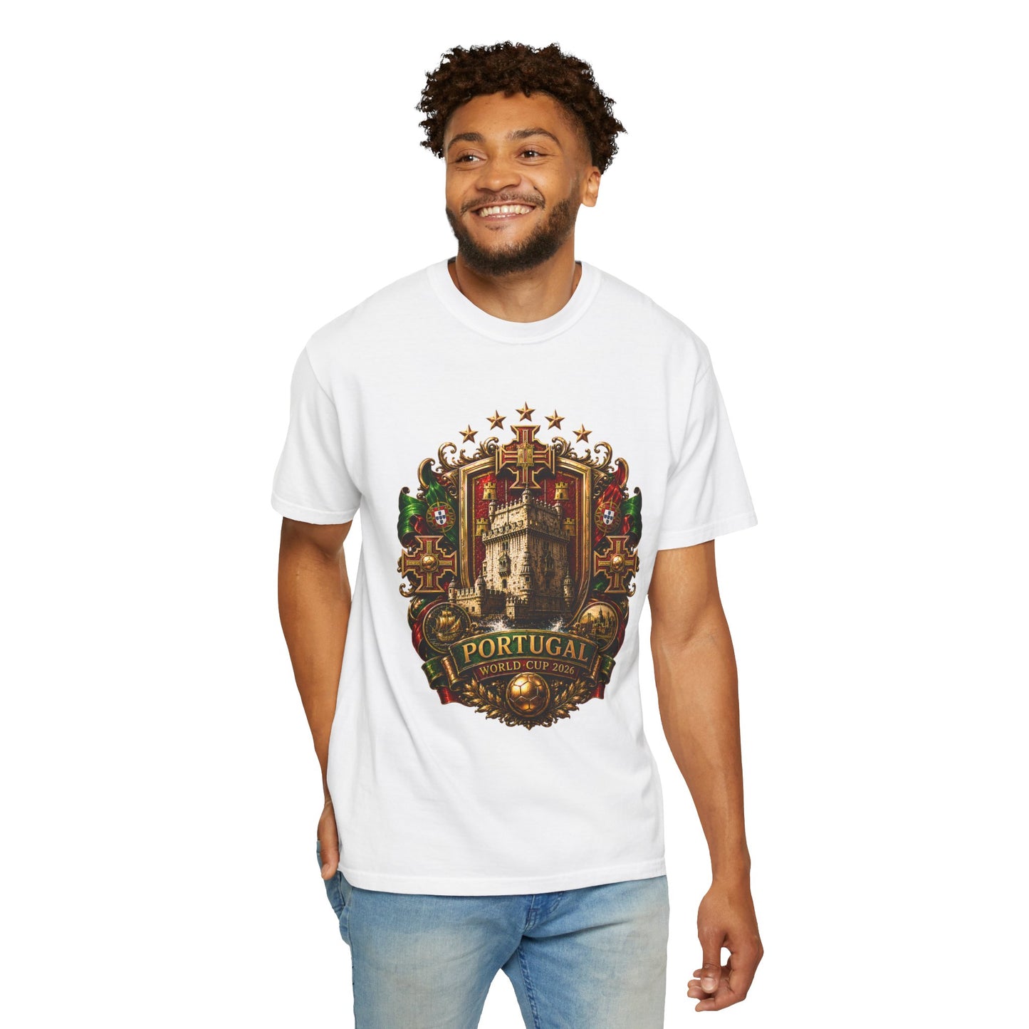 Portugal Football World Cup 2026 'Cidadela de Glória' Imperial Crest | Premium Graphic Tee