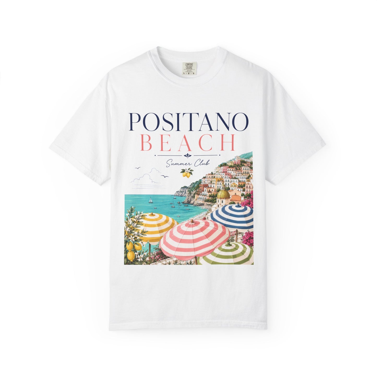 Positano Beach – Summer Club | Premium Vintage Tee