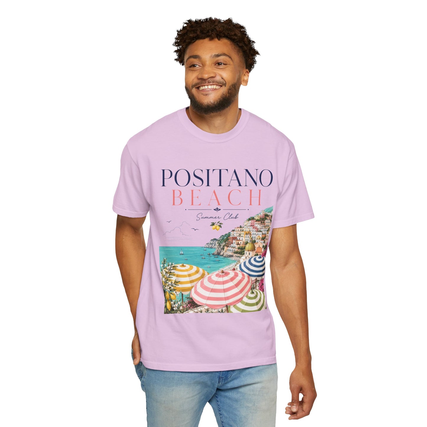Positano Beach – Summer Club | Premium Vintage Tee