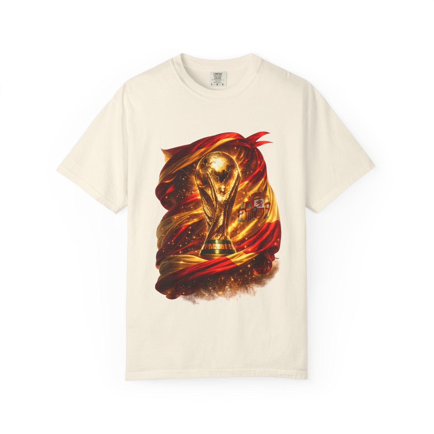 Spain Football World Cup 2026 'Resplandor Eterno' Shrouded Trophy | Premium Graphic Tee