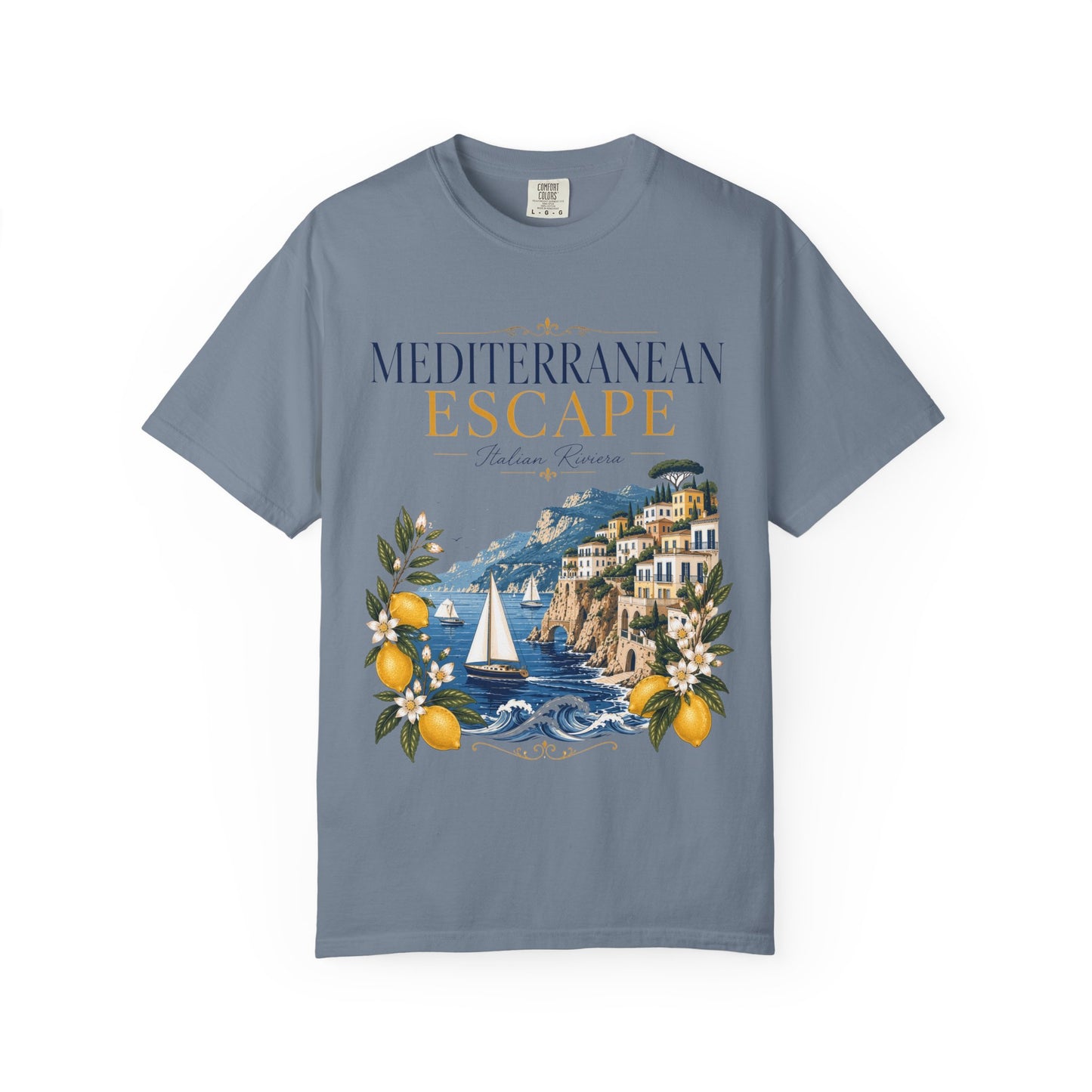 Mediterranean Escape – Italian Riviera | Premium Summer Tee