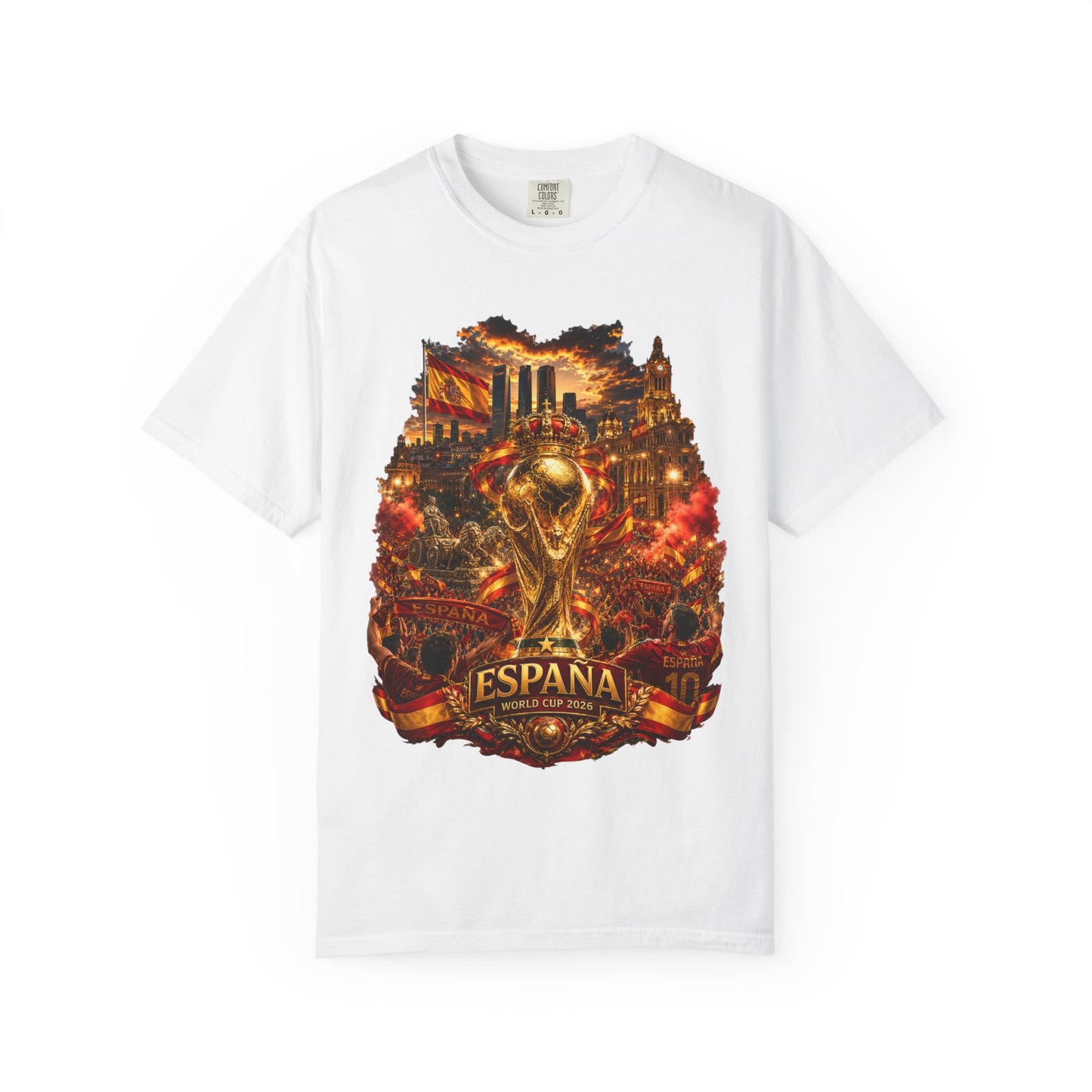 Spain Football World Cup 2026 'Triunfo de Cibeles' Ultimate Fan Celebration | Premium Graphic Tee