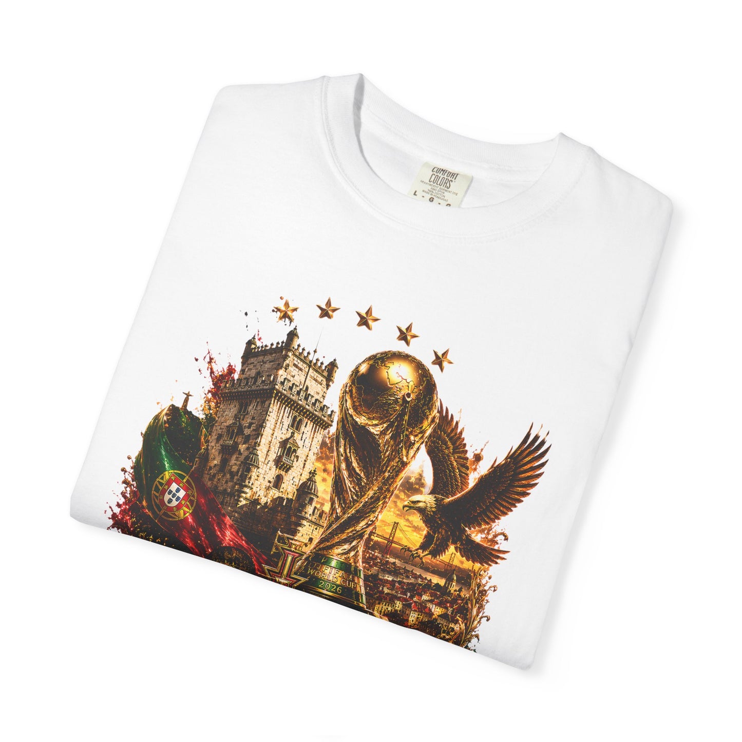 Portugal Football World Cup 2026 'Império de Glória' Epic Collage | Premium Graphic Tee