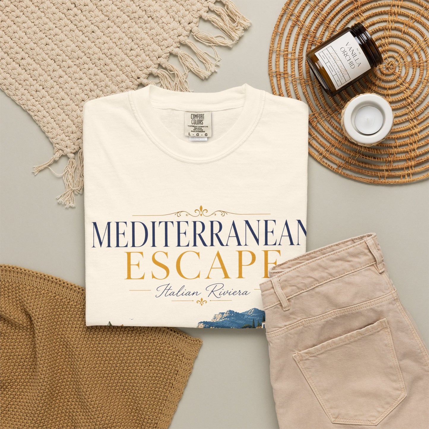 Mediterranean Escape – Italian Riviera | Premium Summer Tee