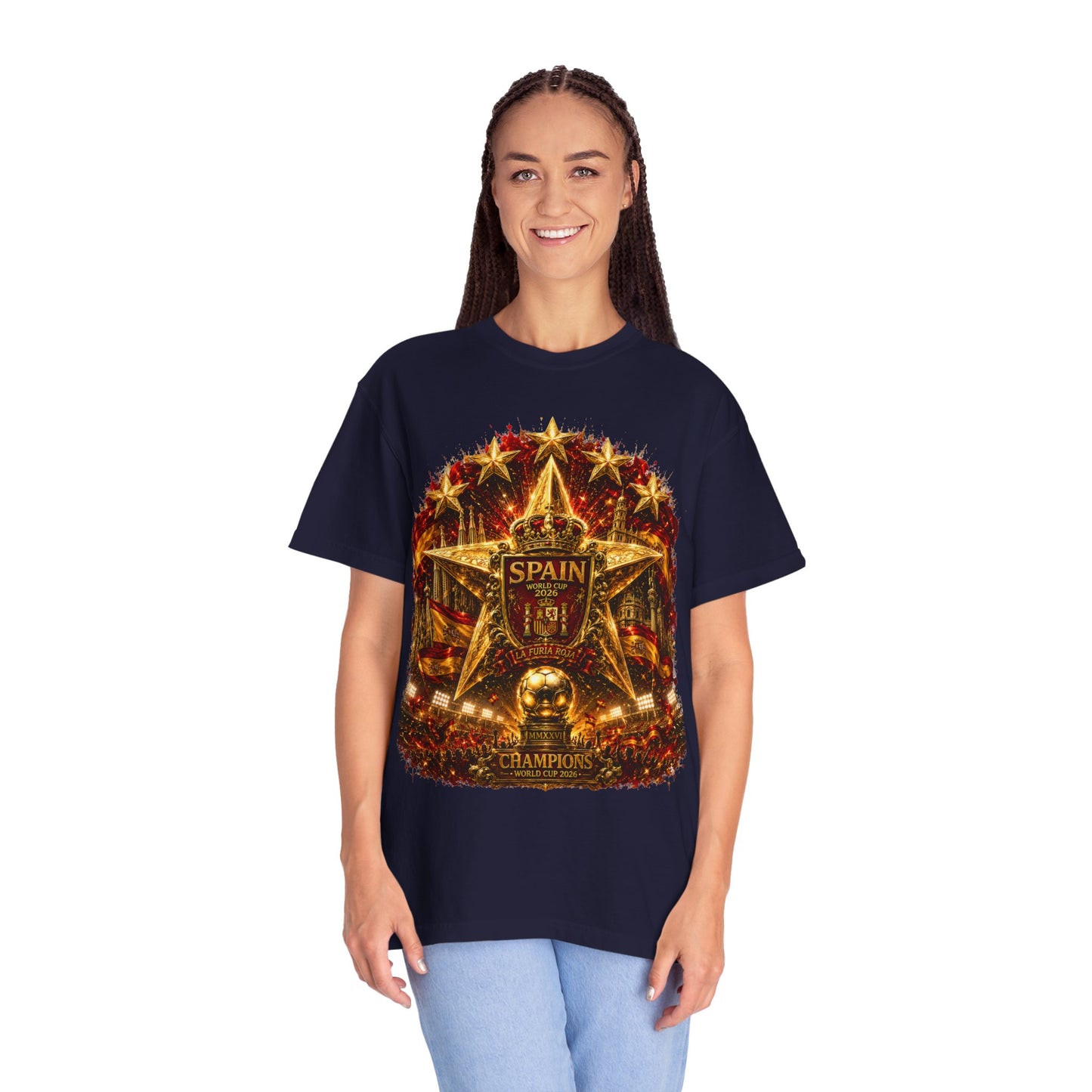 Spain Football World Cup 2026 'Estrella Sagrada' Epic Championship | Premium Graphic Tee
