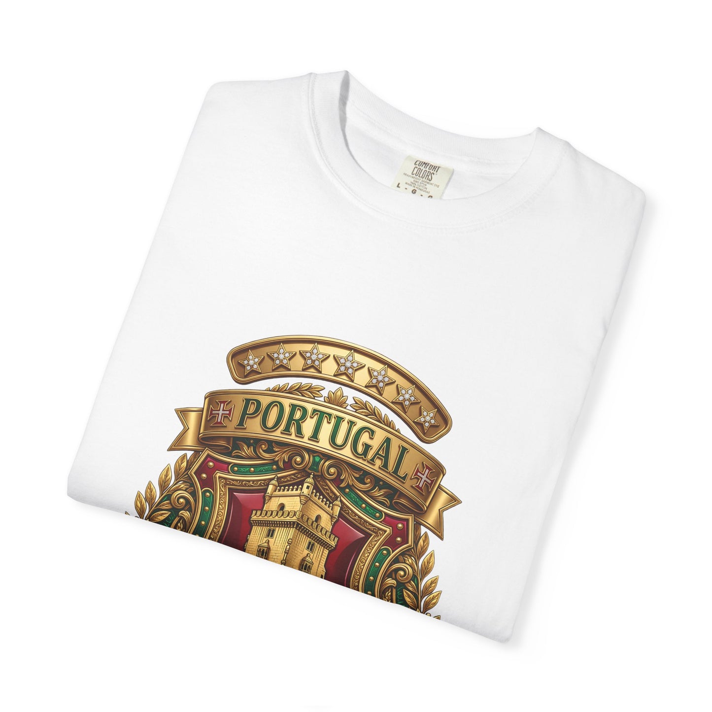 Portugal Football 'Torre de Belém' Heritage Shield | Premium Graphic Tee