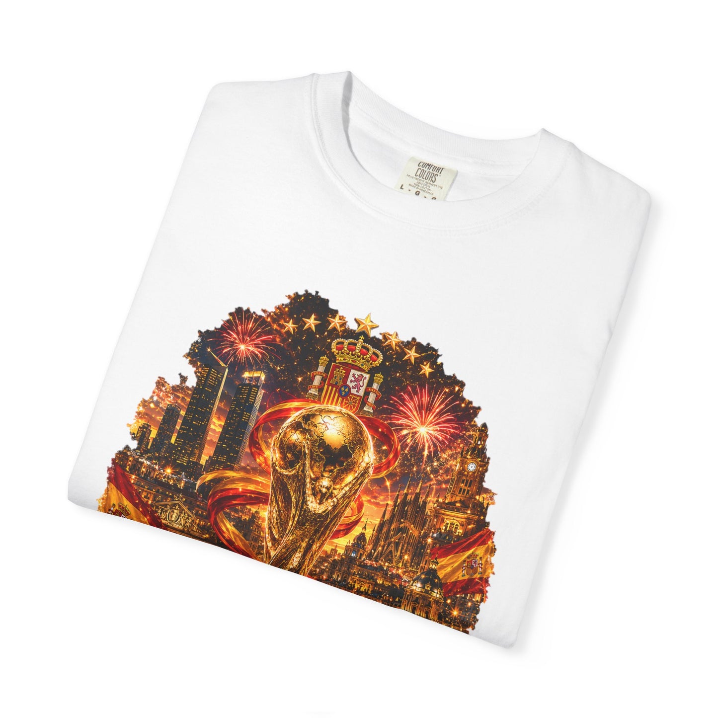 Spain Football World Cup 2026 'Fiesta de Oro' Ultimate Fan Celebration | Premium Graphic Tee