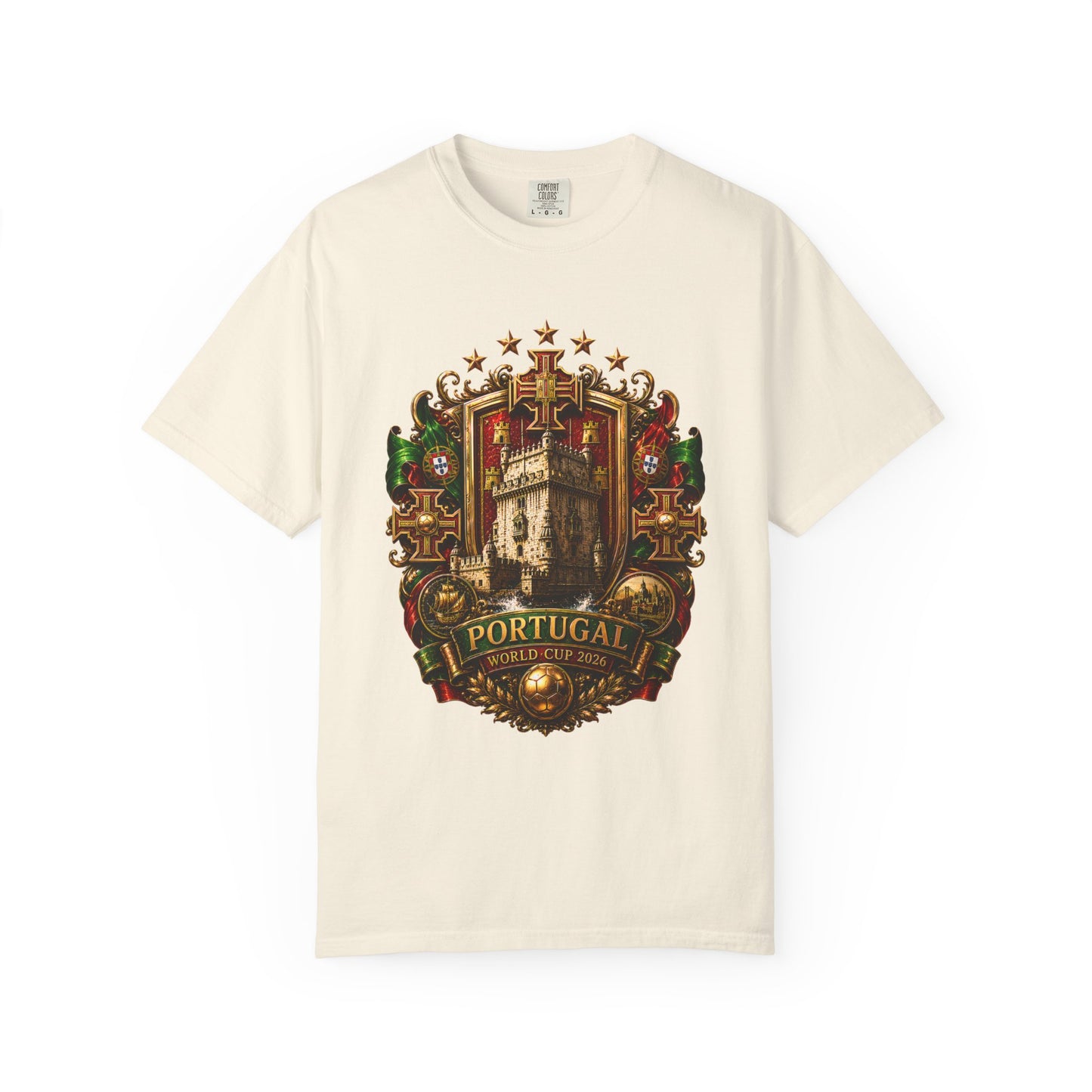 Portugal Football World Cup 2026 'Cidadela de Glória' Imperial Crest | Premium Graphic Tee