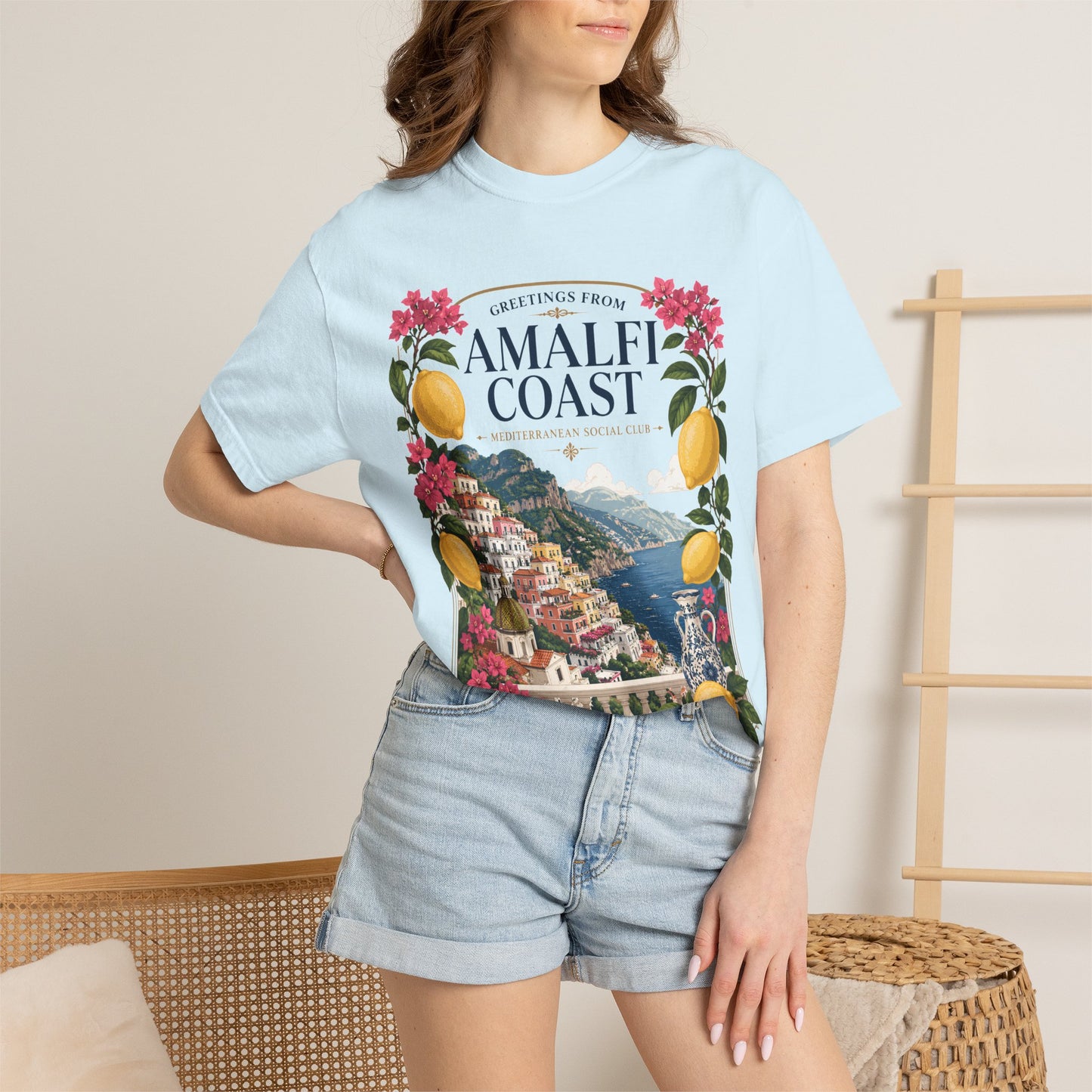Greetings From Amalfi Coast – Mediterranean Social Club | Summer Tee