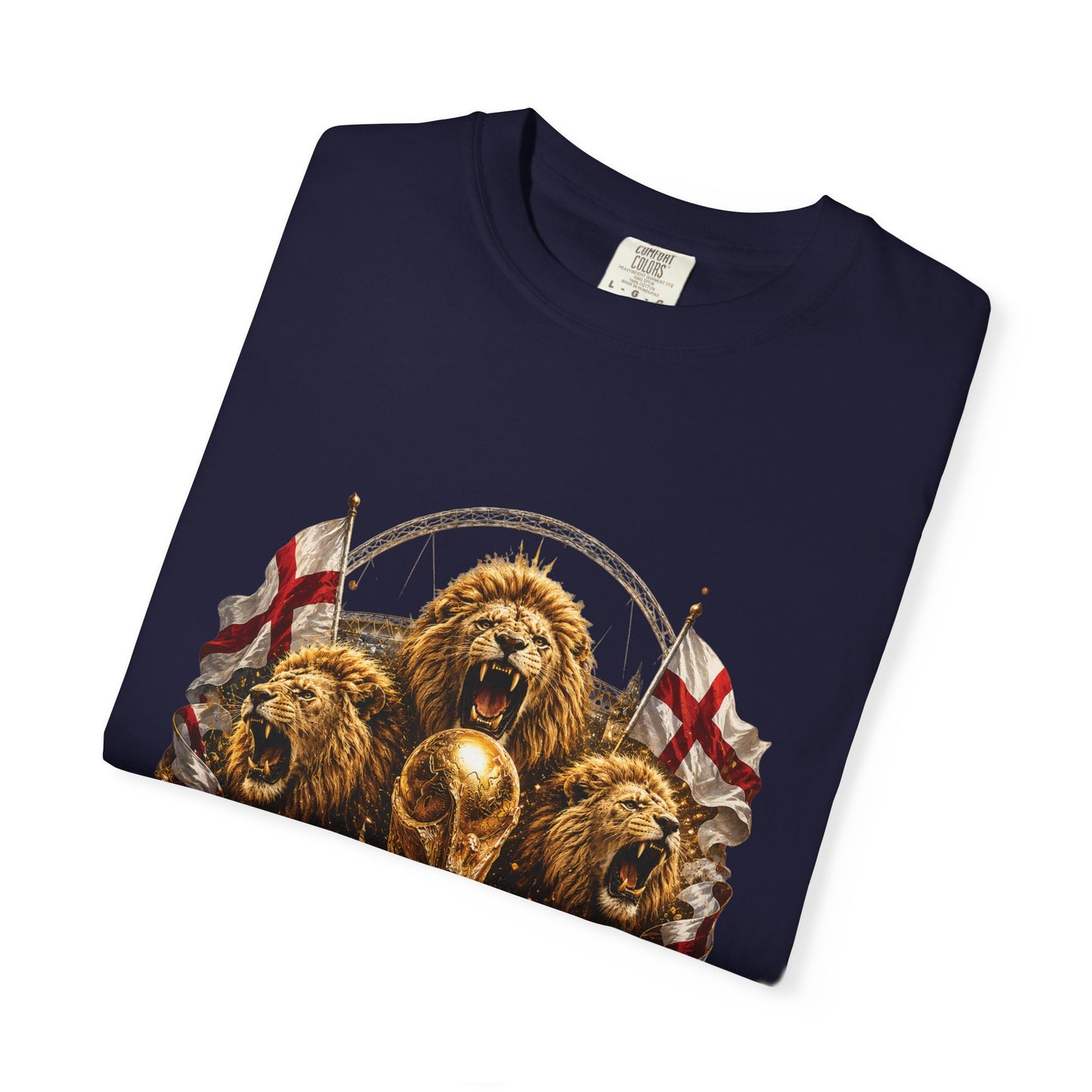 England World Cup 2026 Triumphant Wembley Return – Three Lions | Premium Graphic Tee