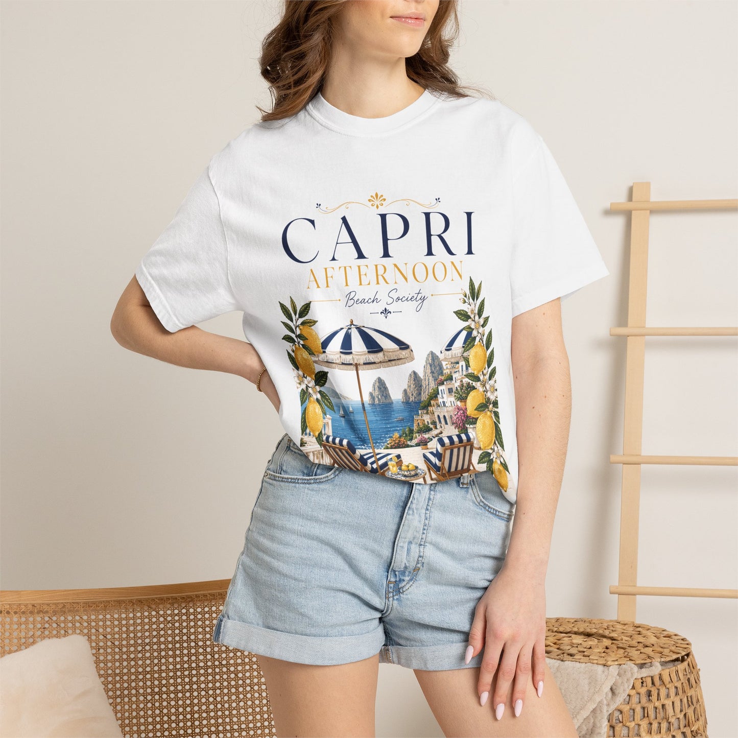 Capri Afternoon – Beach Society | Premium Graphic Tee