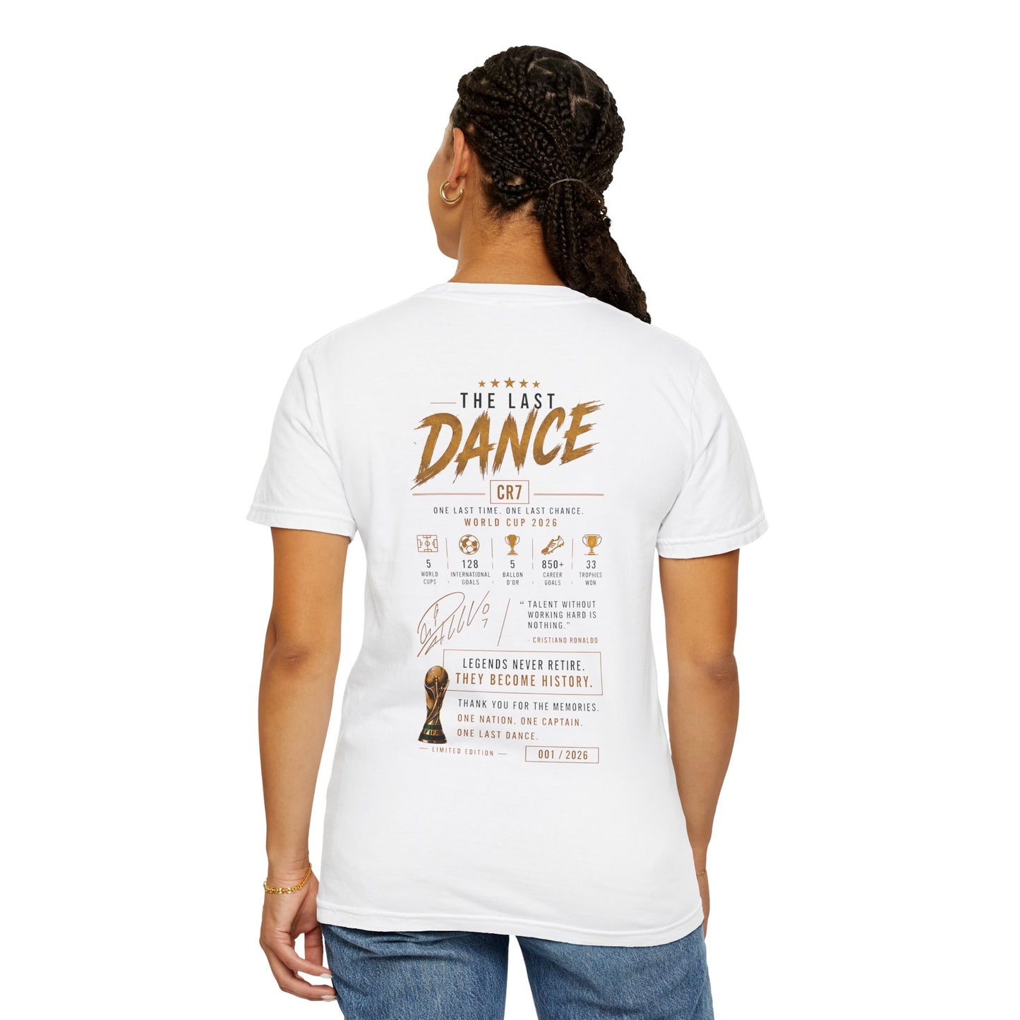 Cristiano Ronaldo – The Last Dance | Back Print Edition