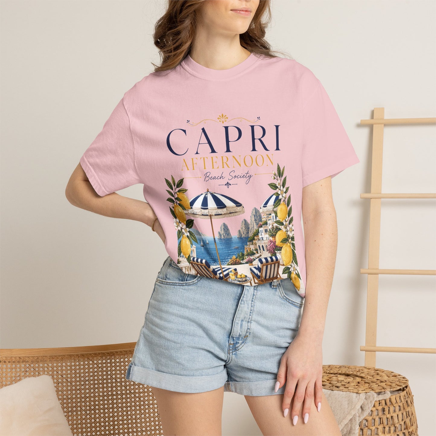 Capri Afternoon – Beach Society | Premium Graphic Tee