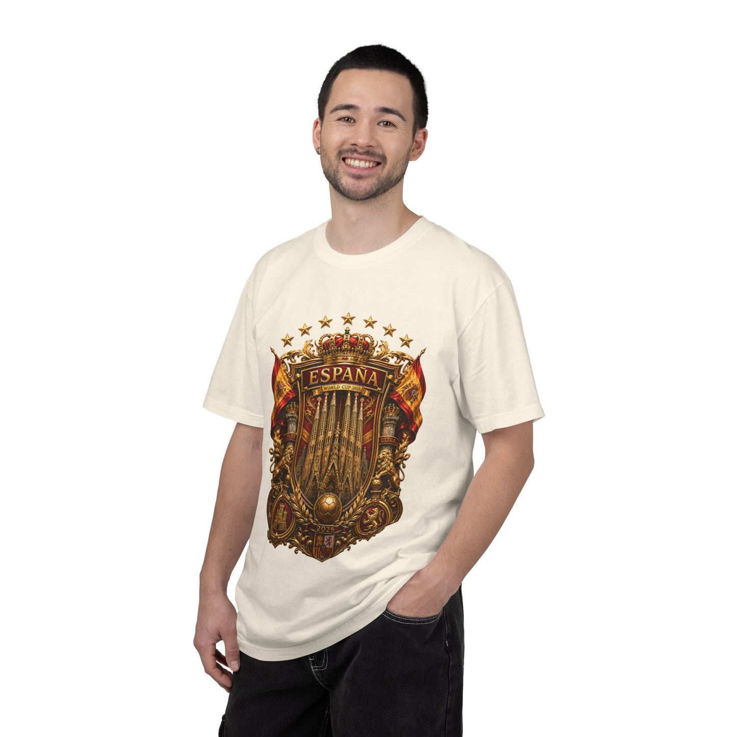 Spain Football World Cup 2026 'Catedral Imperial' Heritage Shield | Premium Graphic Tee