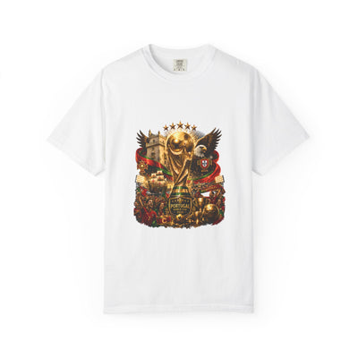 Portugal Football World Cup 2026 'Nação de Campeões' Epic Collage | Premium Graphic Tee