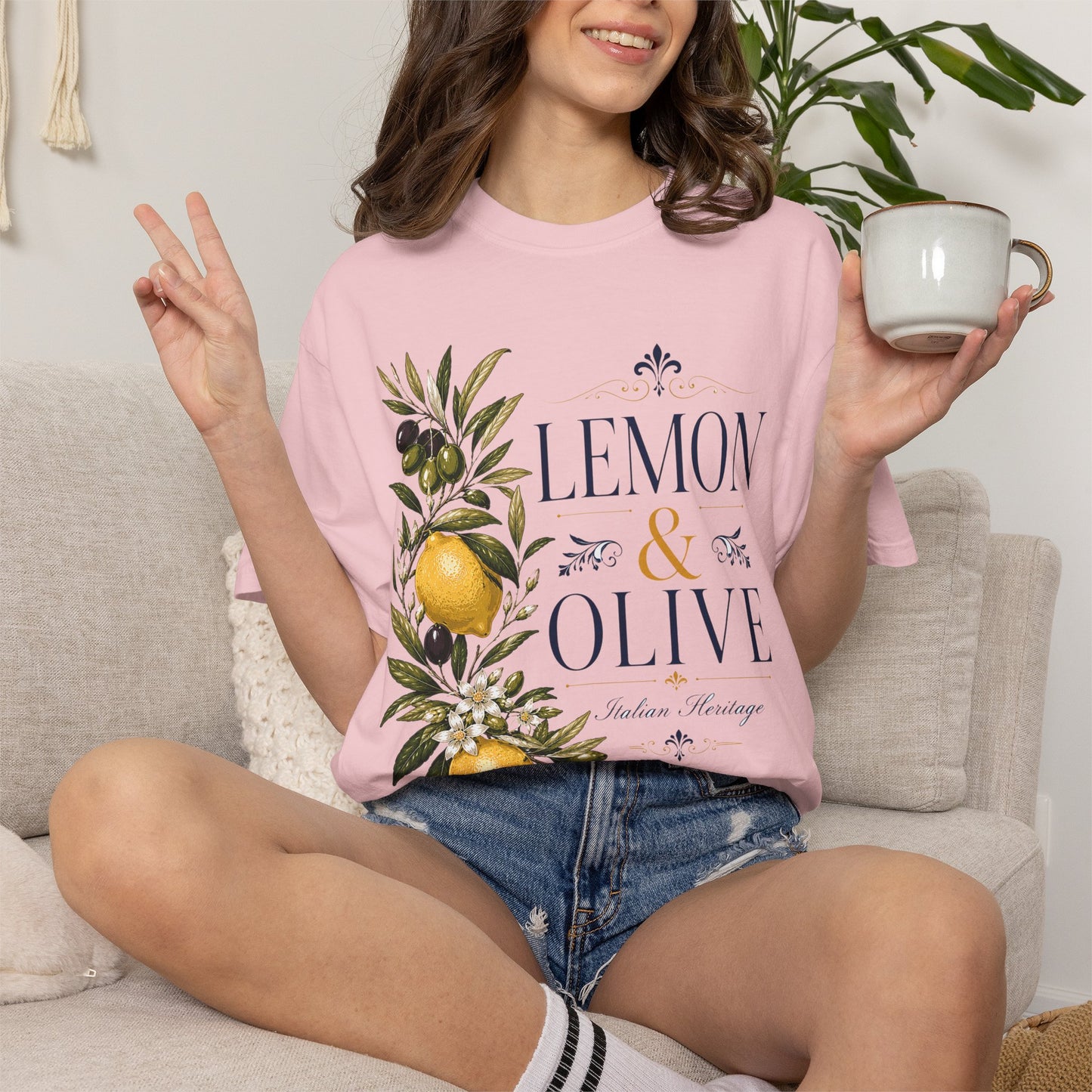 Lemon & Olive – Italian Heritage | Premium Graphic Tee