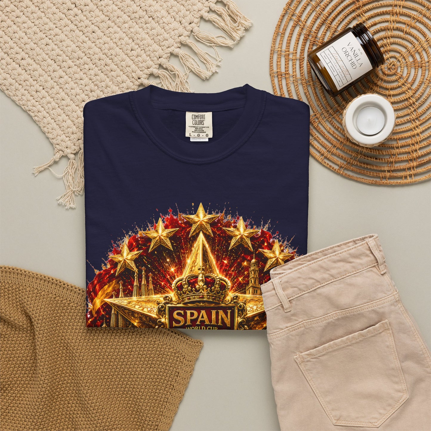 Spain Football World Cup 2026 'Estrella Sagrada' Epic Championship | Premium Graphic Tee