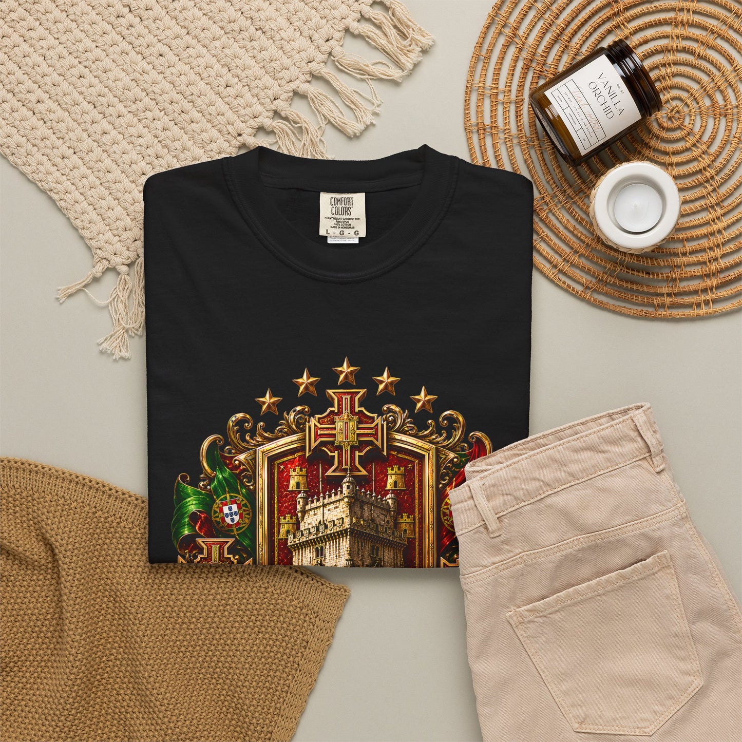 Portugal Football World Cup 2026 'Cidadela de Glória' Imperial Crest | Premium Graphic Tee