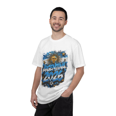 Argentina Football 'Street Glory' World Cup 2026 Graffiti – Paint Splatter | Premium Summer Tee