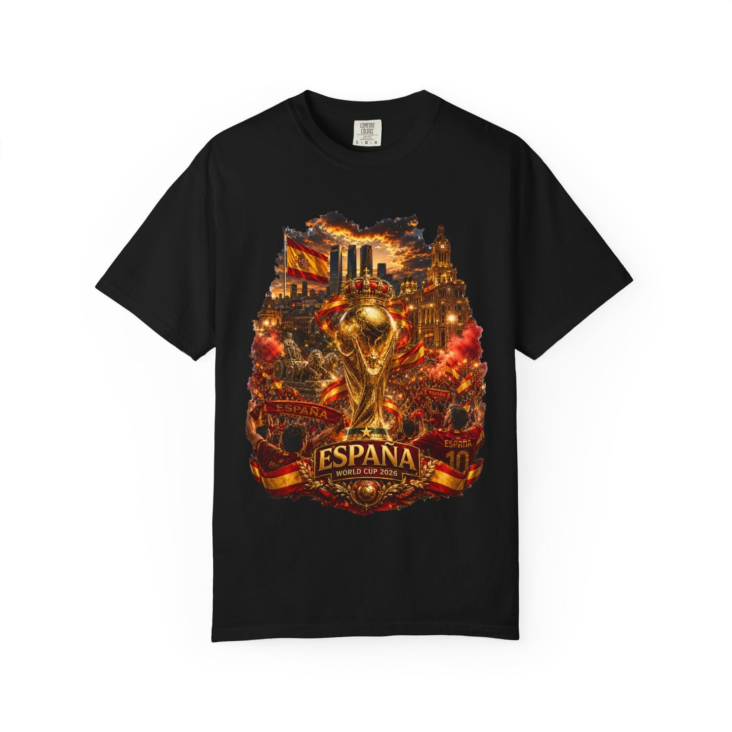 Spain Football World Cup 2026 'Triunfo de Cibeles' Ultimate Fan Celebration | Premium Graphic Tee