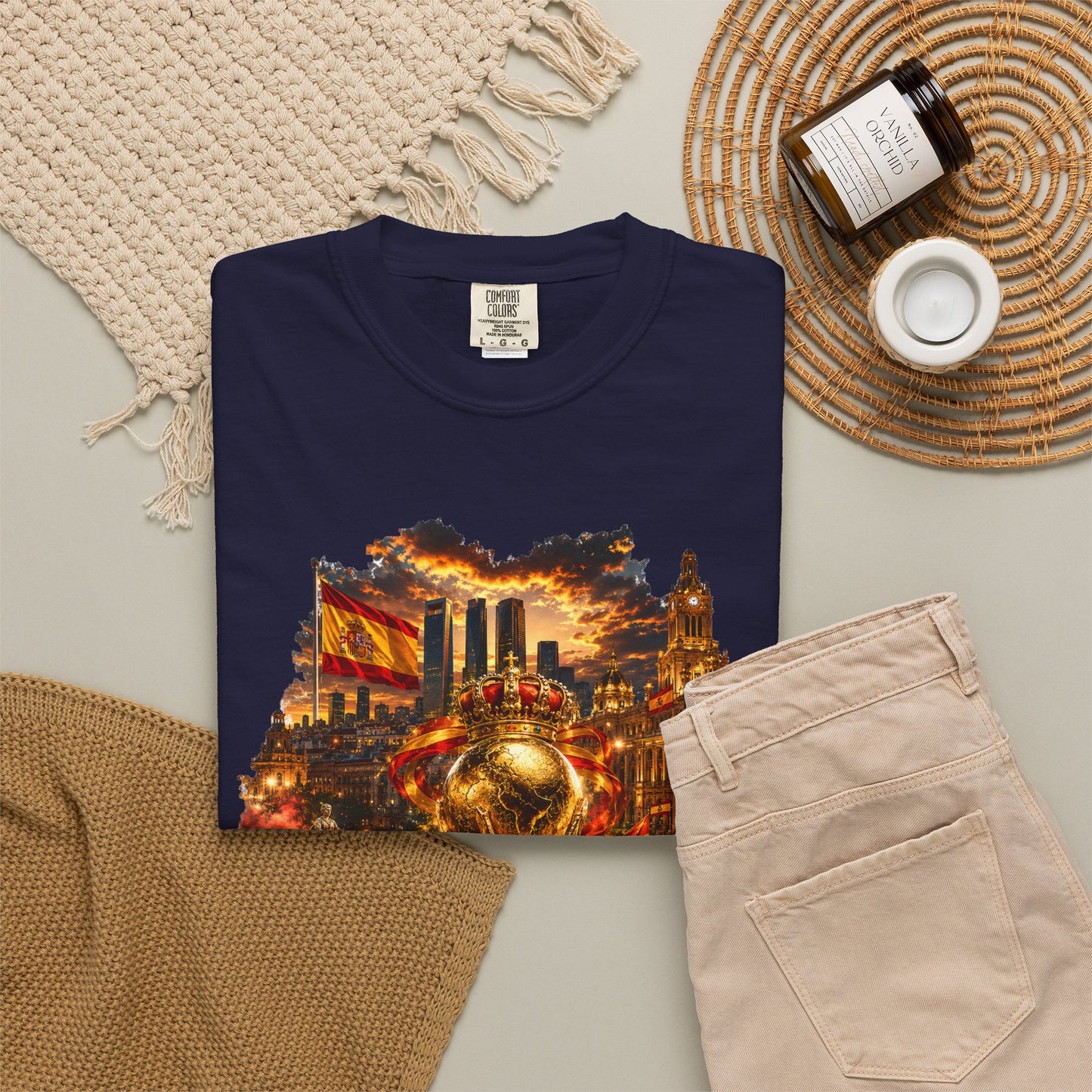Spain Football World Cup 2026 'Triunfo de Cibeles' Ultimate Fan Celebration | Premium Graphic Tee