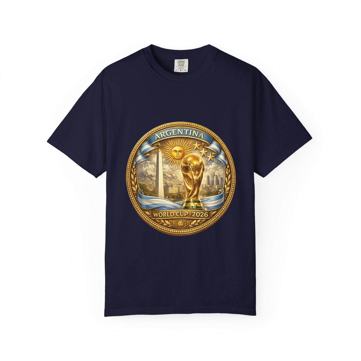 Argentina Football World Cup 2026 Sovereign Horizon Medallion – Imperial Glory | Premium Summer Tee