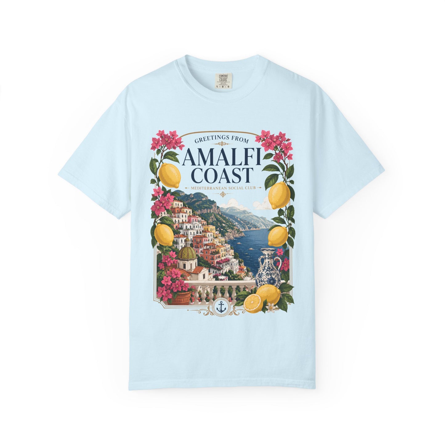 Greetings From Amalfi Coast – Mediterranean Social Club | Summer Tee