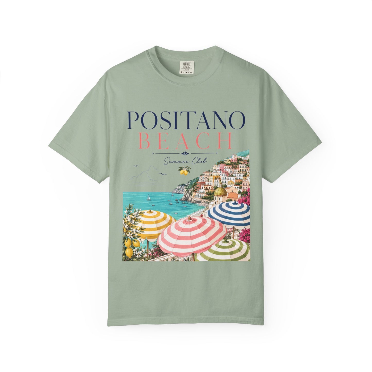 Positano Beach – Summer Club | Premium Vintage Tee
