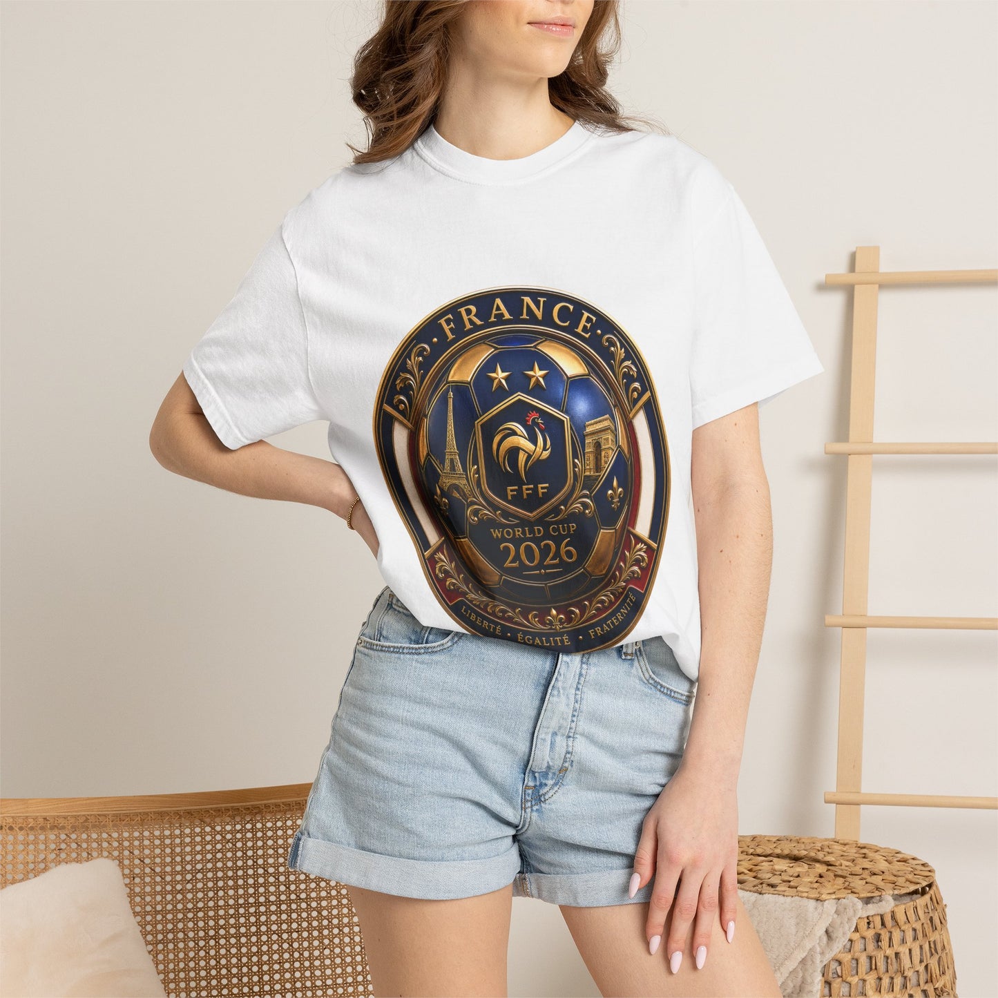 France Football World Cup 2026 Sovereign Shield Medallion | Premium Graphic Tee