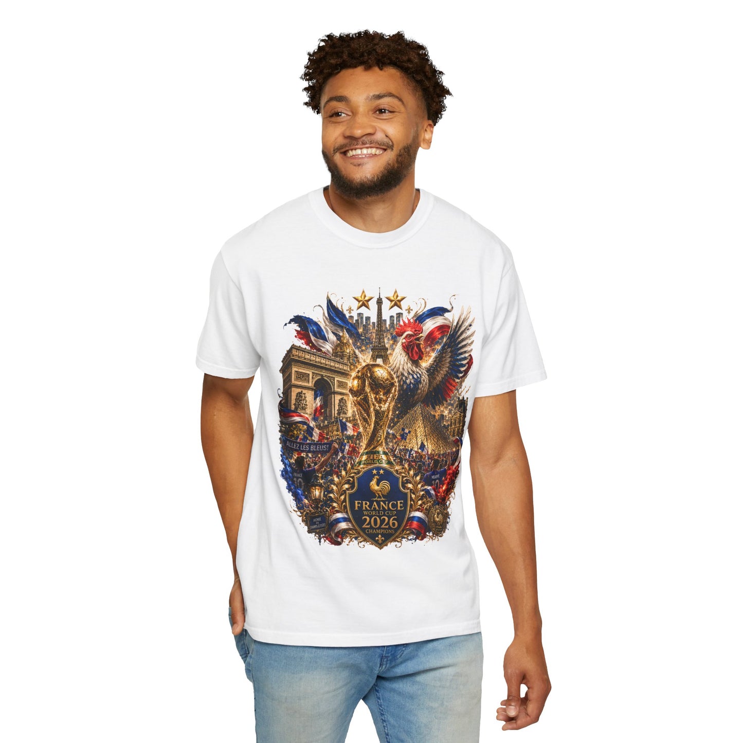 France World Cup 2026 'Allez Les Bleus' Triumphant Glory | Premium Graphic Tee