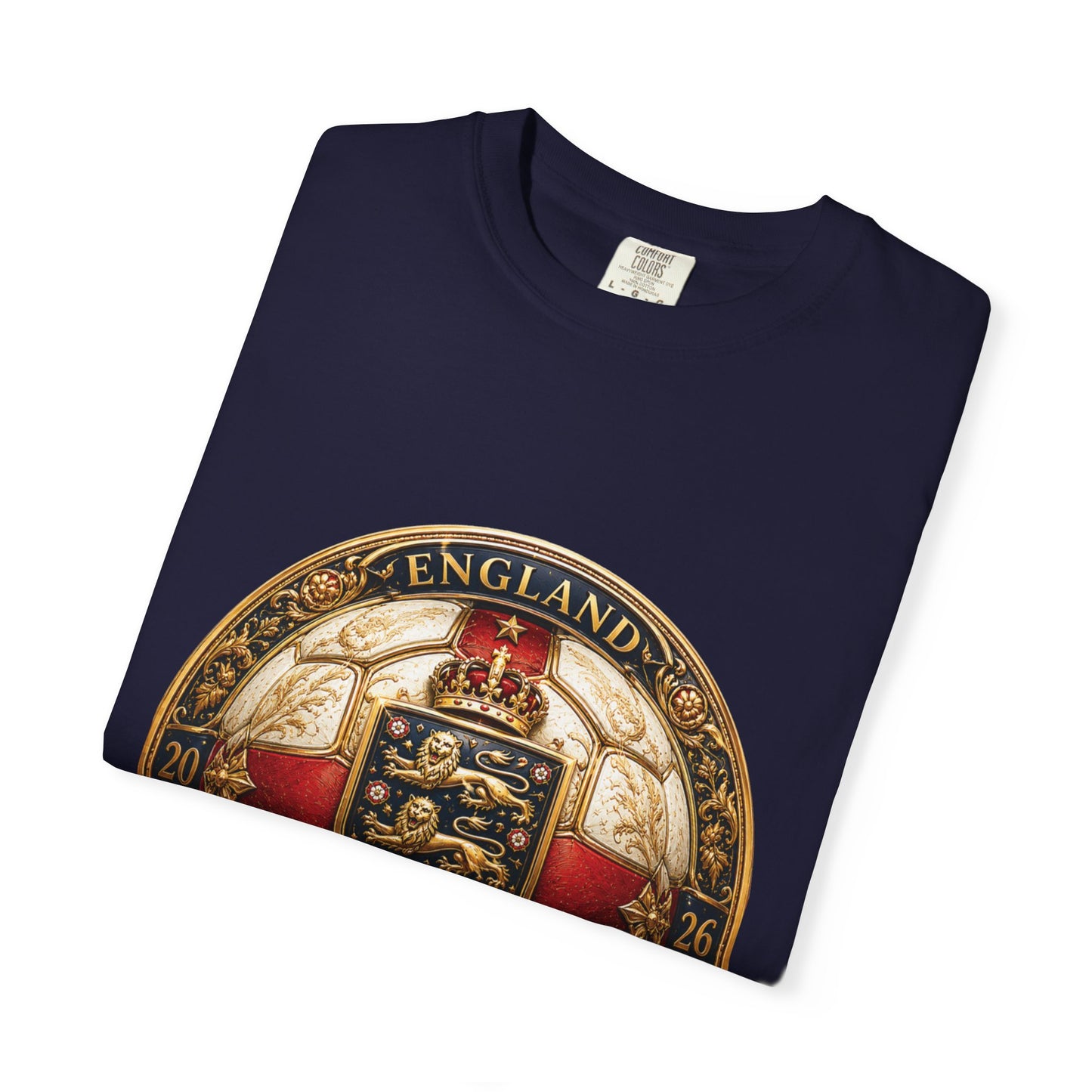 England Football World Cup 2026 Sovereign Shield Medallion | Premium Graphic Tee
