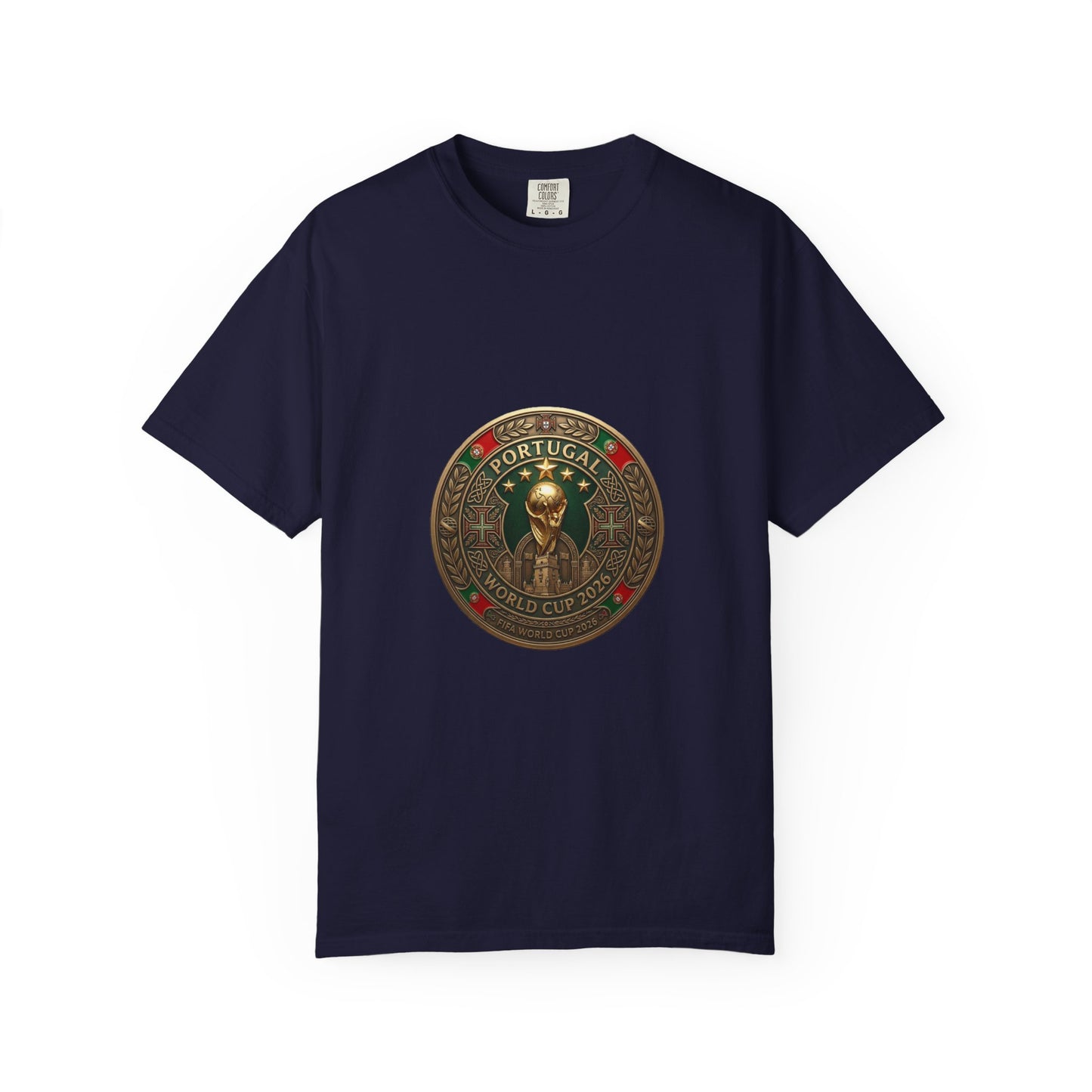 Portugal Football World Cup 2026 'Medalha de Honra' Round Medallion | Premium Graphic Tee