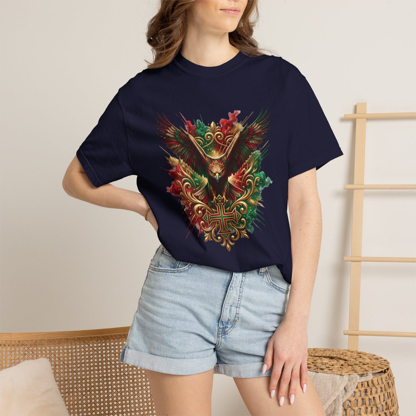 Portugal Football 'Espírito de Vitória' Sovereign Crest | Premium Graphic Tee
