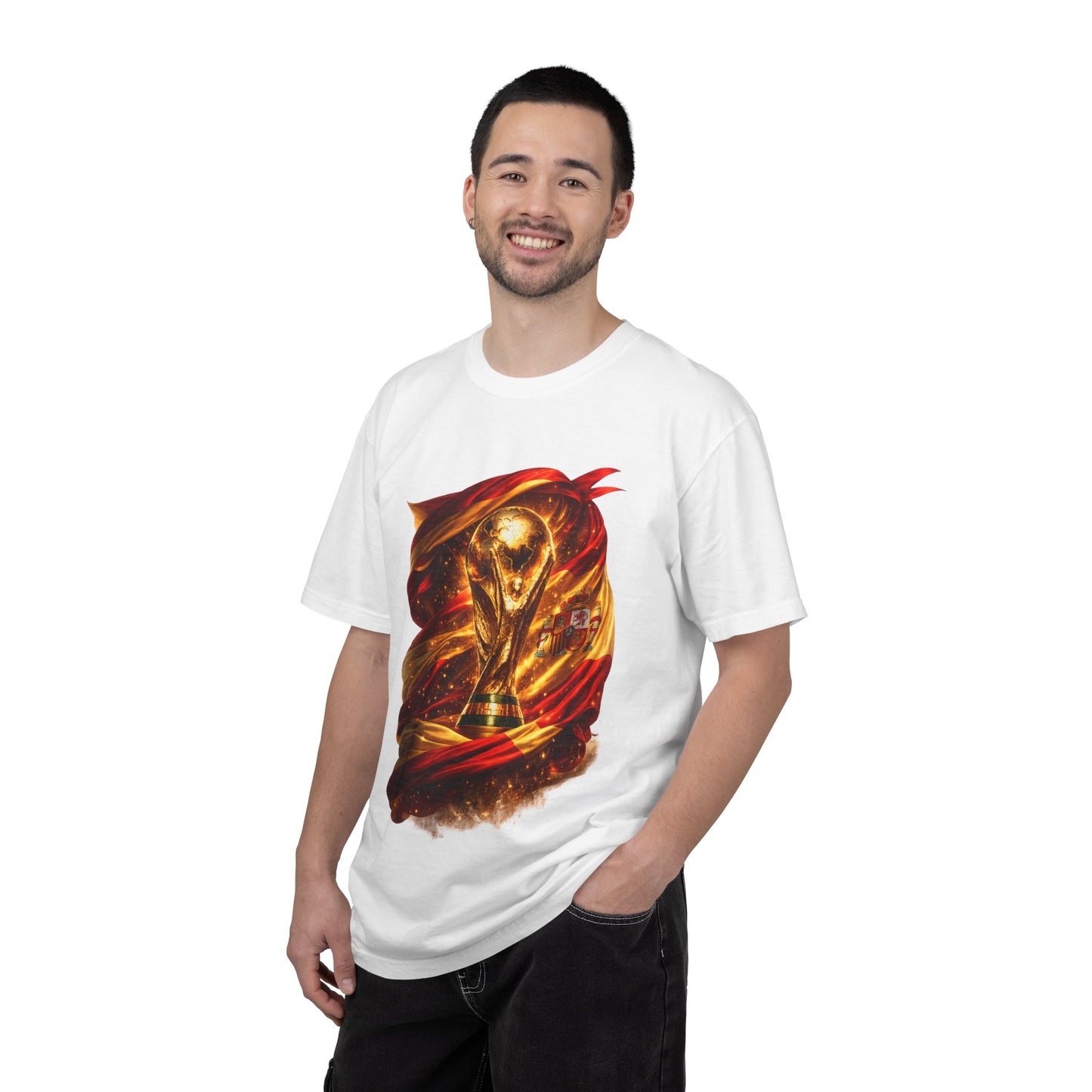 Spain Football World Cup 2026 'Resplandor Eterno' Shrouded Trophy | Premium Graphic Tee