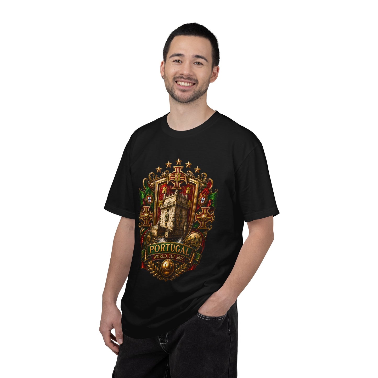 Portugal Football World Cup 2026 'Cidadela de Glória' Imperial Crest | Premium Graphic Tee
