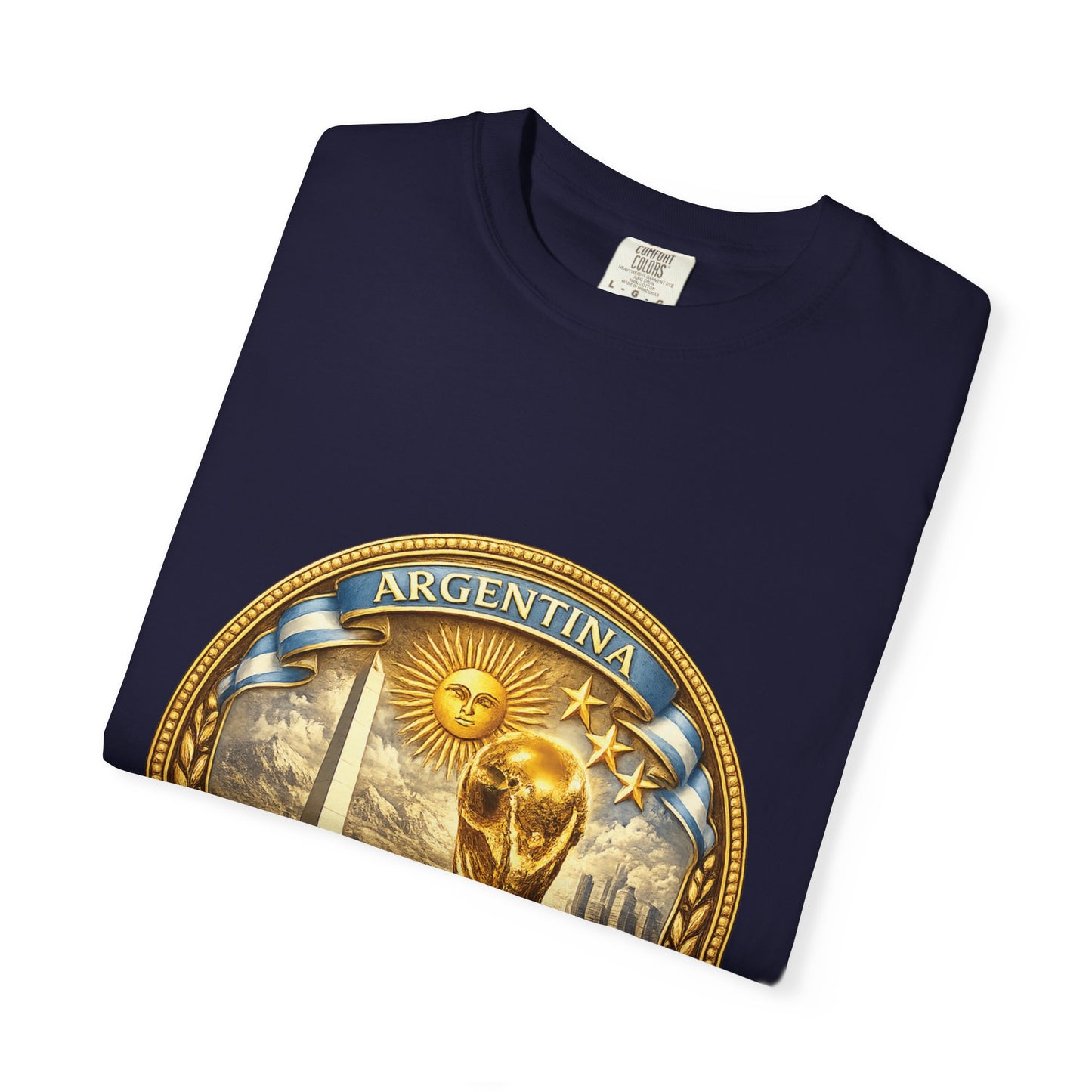 Argentina Football World Cup 2026 Sovereign Horizon Medallion – Imperial Glory | Premium Summer Tee