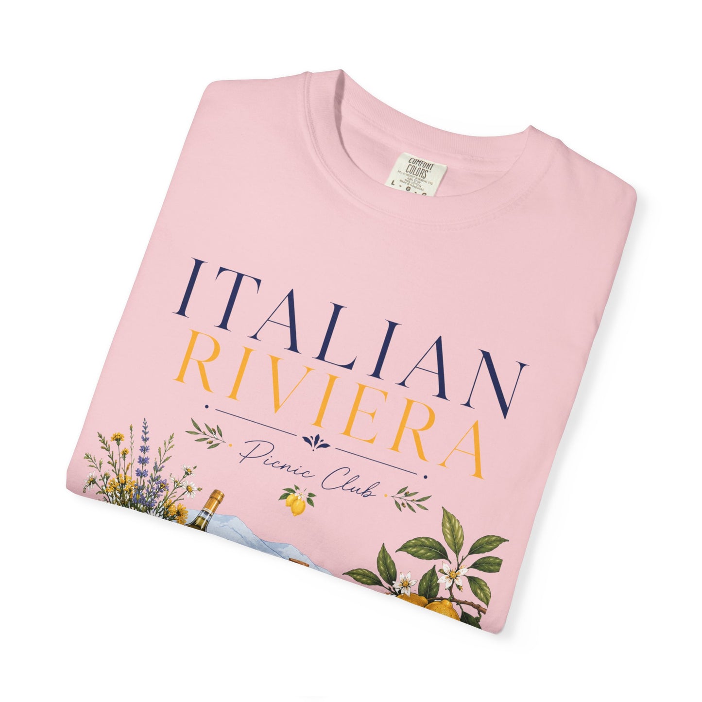 Italian Riviera Picnic Club – Al Fresco Luxury | Premium Summer Tee