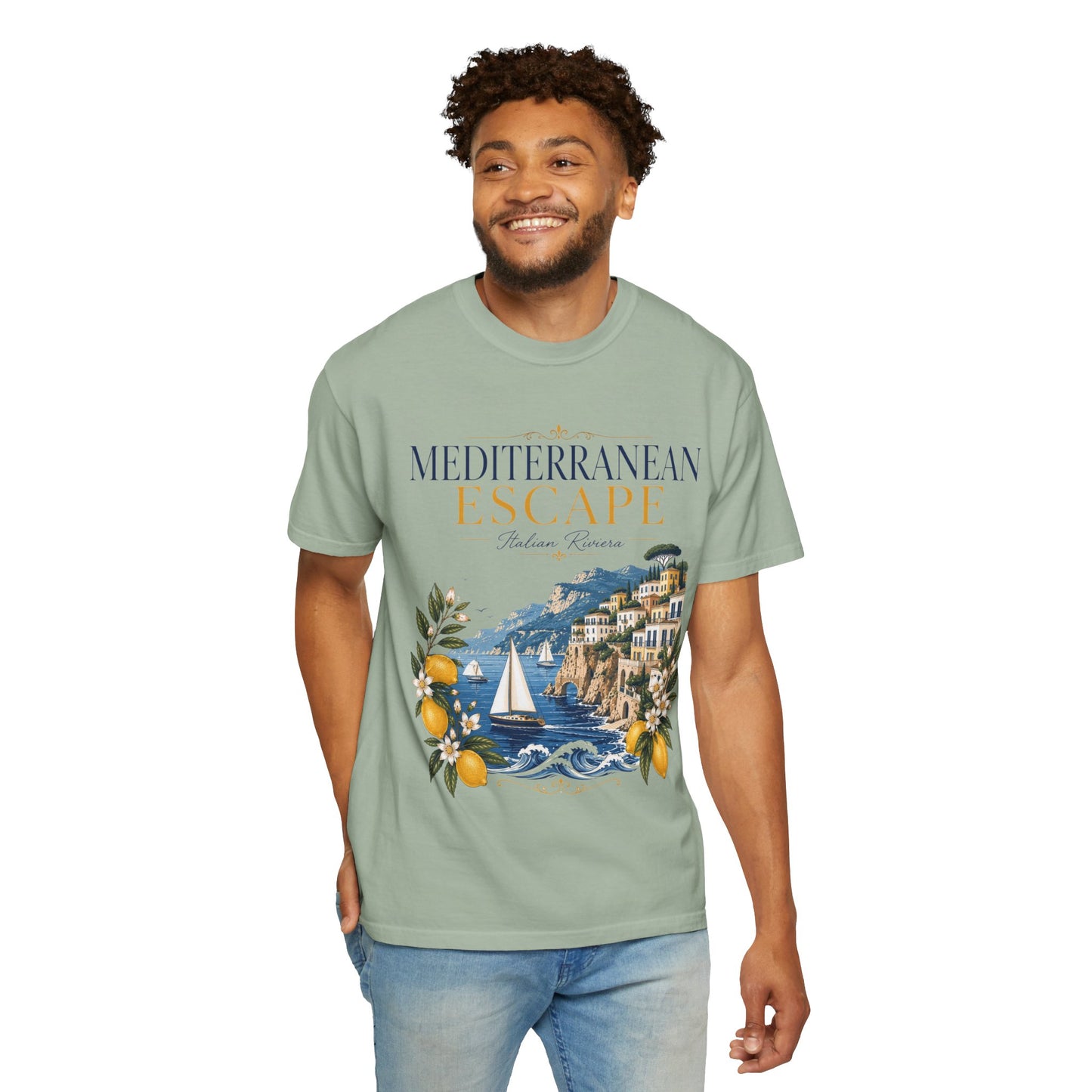 Mediterranean Escape – Italian Riviera | Premium Summer Tee