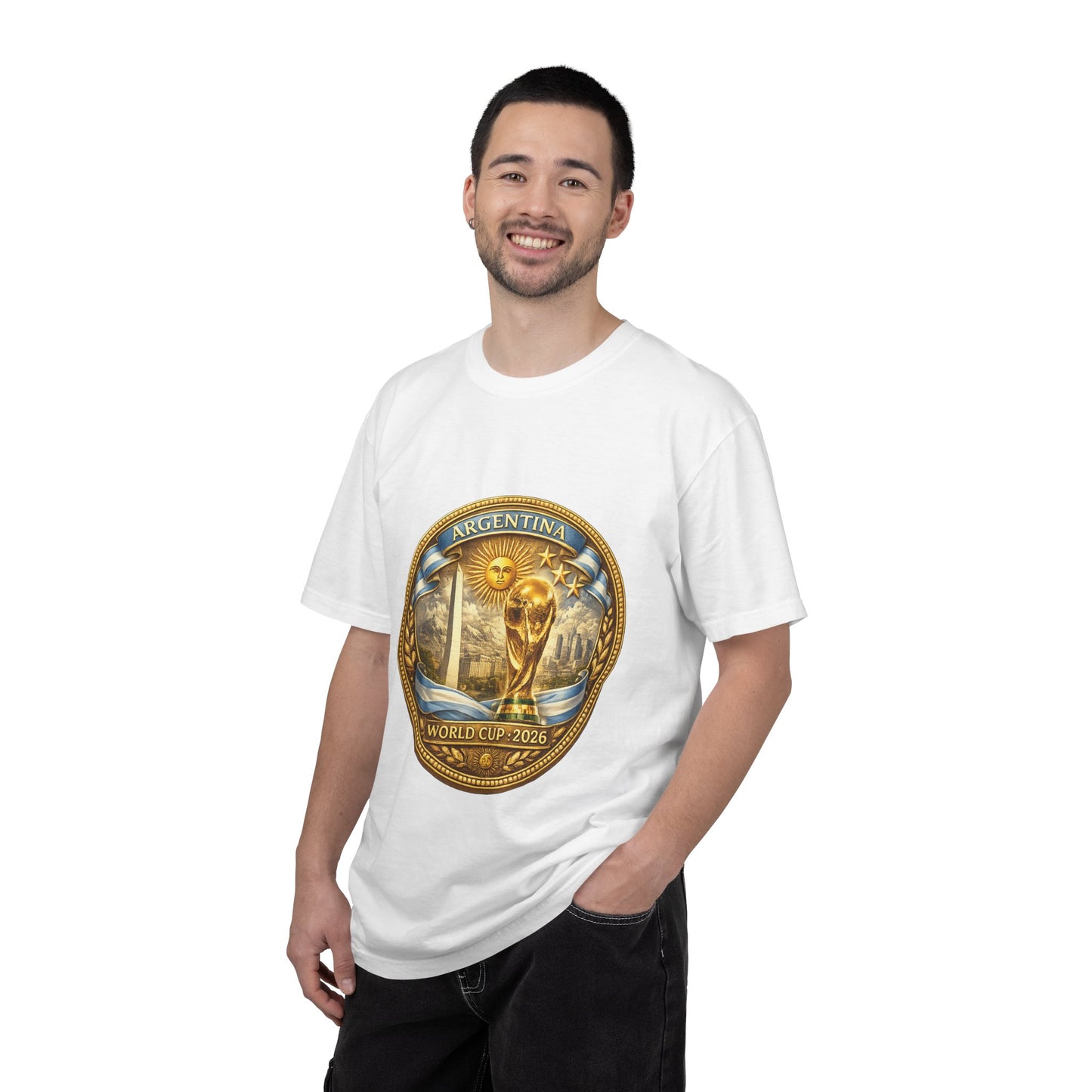 Argentina Football World Cup 2026 Sovereign Horizon Medallion – Imperial Glory | Premium Summer Tee