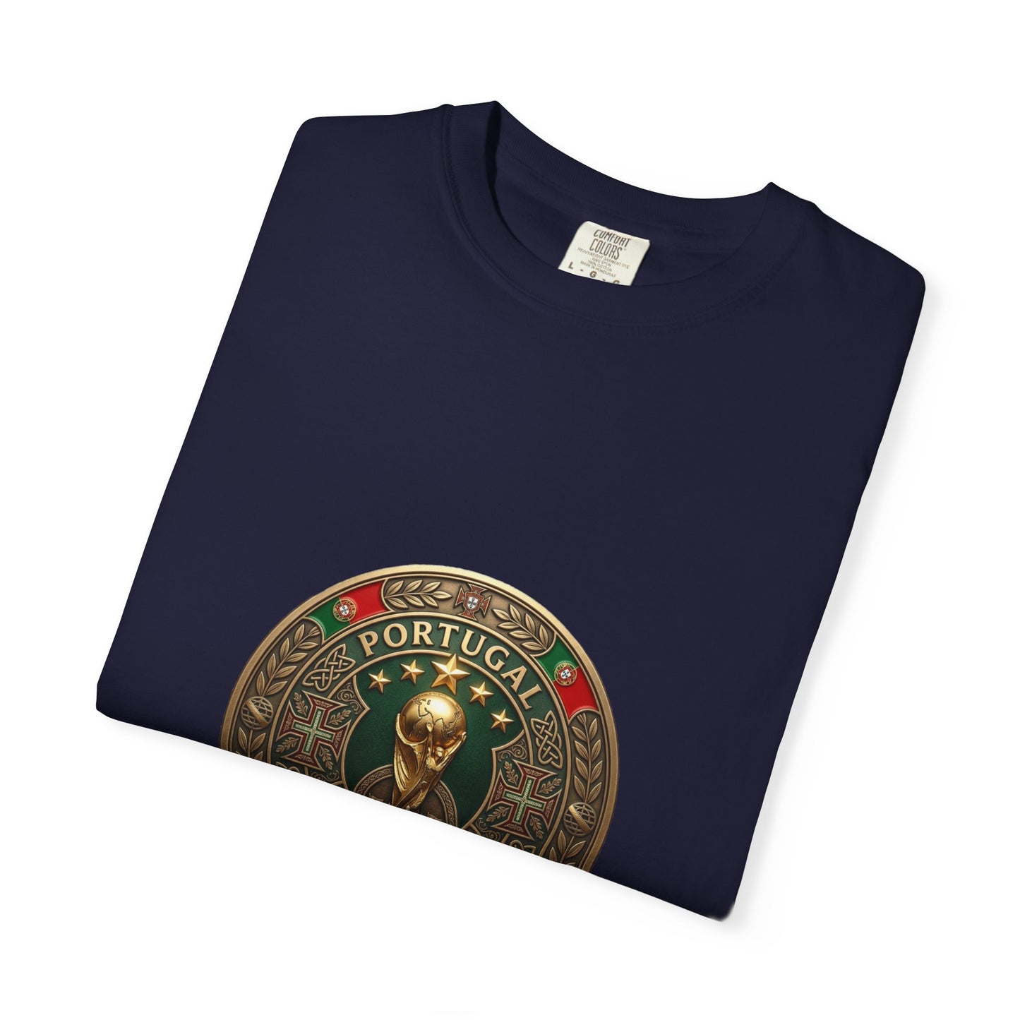 Portugal Football World Cup 2026 'Medalha de Honra' Round Medallion | Premium Graphic Tee