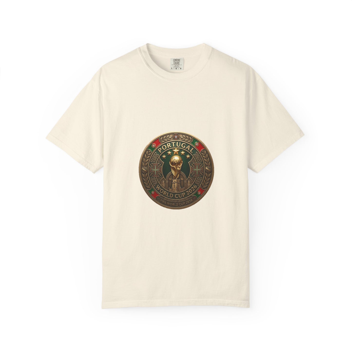 Portugal Football World Cup 2026 'Medalha de Honra' Round Medallion | Premium Graphic Tee