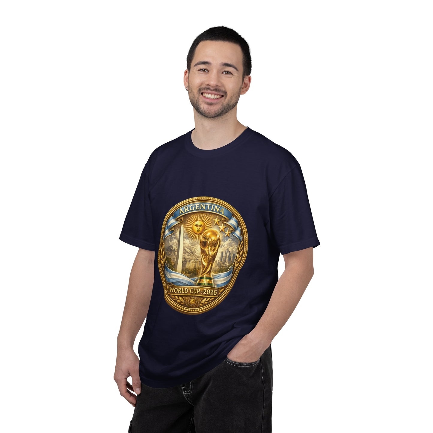 Argentina Football World Cup 2026 Sovereign Horizon Medallion – Imperial Glory | Premium Summer Tee